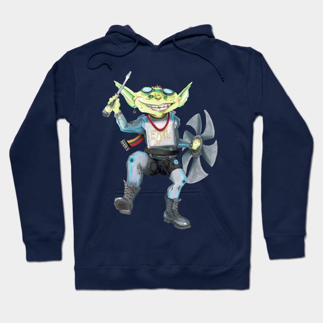 Tech Gremlin - Why I Can't Have Nice Things Hoodie by FishWithATopHat